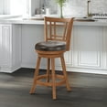 thumbnail image 1 of Hillsdale Furniture Fairfox Wood Counter Height Swivel Stool, Oak, 1 of 15