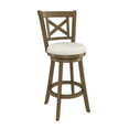 thumbnail image 1 of Hillsdale Furniture Hamlin Wood Bar Height Swivel Stool, Brush Gray, 1 of 11