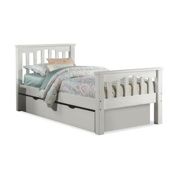 Hillsdale Furniture Highlands Harper Bed w/Trundle in White - (Twin)
