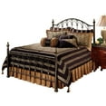 thumbnail image 1 of Hillsdale Furniture Huntley Vintage Metal Four-Poster Bed, King, Dusty Bronze/Gold, 1 of 2