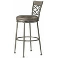 thumbnail image 1 of Hillsdale Furniture Hutchinson Metal Bar Height Swivel Stool, Pewter, 1 of 8