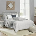 thumbnail image 1 of Hillsdale Furniture Jocelyn Metal Full Headboard with Bed Frame, Soft White, 1 of 6