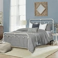 thumbnail image 1 of Hillsdale Furniture Jocelyn Metal King Bed, Soft White, 1 of 7