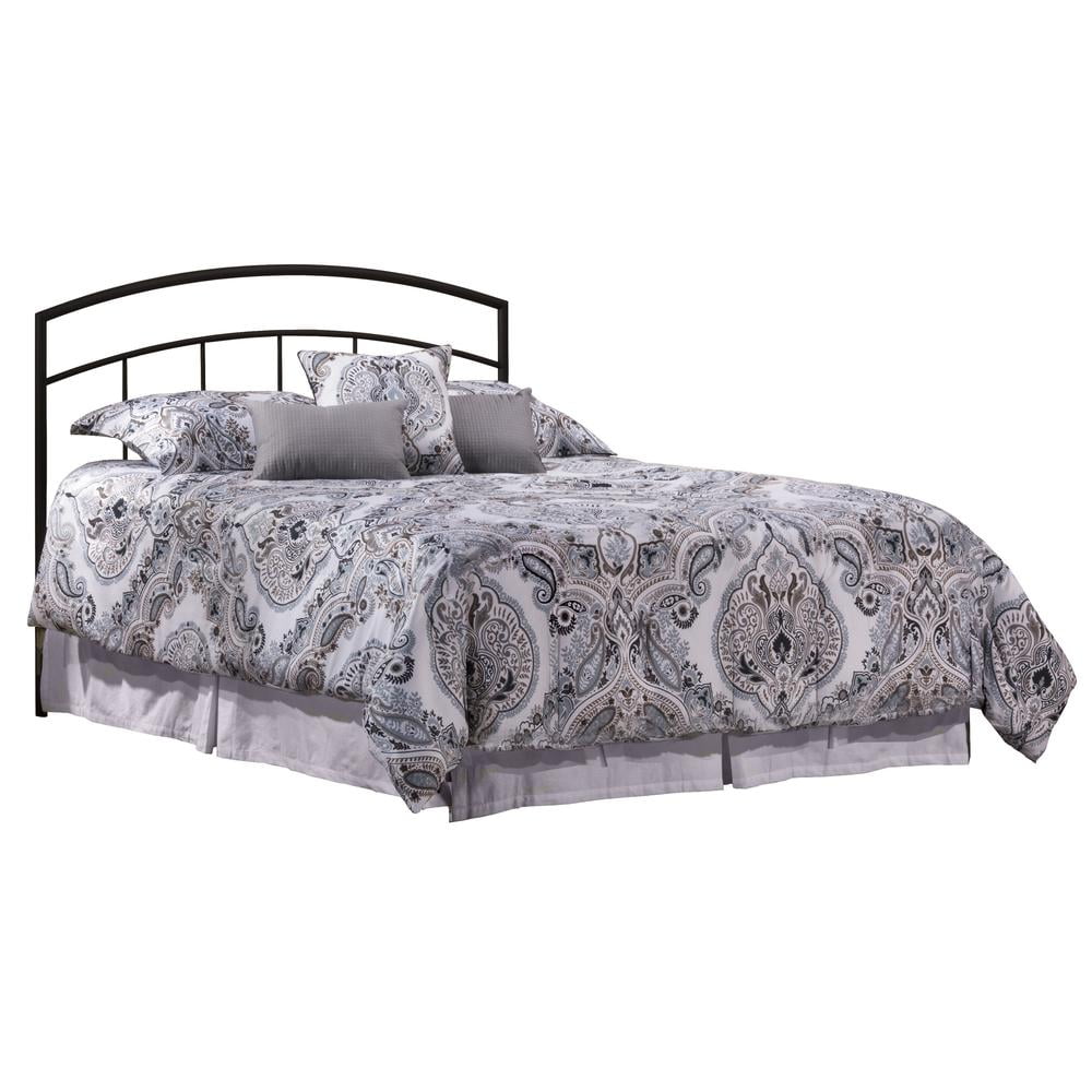 Hillsdale Furniture Julien Metal Full/Queen Headboard with Bed Frame, Textured Black