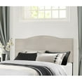thumbnail image 1 of Hillsdale Furniture Kiley Upholstered Arched Full/Queen Headboard with Nailhead Trim, Fog, 1 of 2