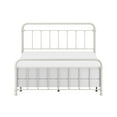 thumbnail image 1 of Hillsdale Furniture Kirkwood Classic Metal King Bed with Frame, Soft White, 1 of 16