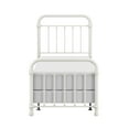 thumbnail image 1 of Hillsdale Furniture Kirkwood Classic Metal Twin Bed with Frame, Soft White, 1 of 16