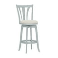thumbnail image 1 of Hillsdale Furniture Larson Wood Bar Height Swivel Stool Blue Wire brush, 1 of 14