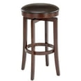 thumbnail image 1 of Hillsdale Furniture Malone Wood Backless Counter Height Swivel Stool, Cherry, 1 of 5