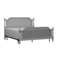 thumbnail image 1 of Hillsdale Furniture Melanie Wood and Cane King Bed French Gray, 1 of 7