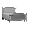 thumbnail image 1 of Hillsdale Furniture Wood and Cane Queen Bed, French Gray, 1 of 9