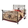 Hillsdale Furniture Mercer Queen Metal Bed, Antique Brown