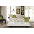 thumbnail image 1 of Hillsdale Furniture Midland Metal Backless Sleigh Twin Daybed with Trundle, Black Sparkle, 1 of 10