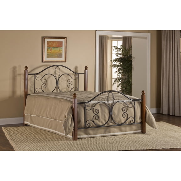 Hillsdale Furniture Milwaukee King Metal Headboard Grill, Textured Black