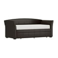 thumbnail image 1 of Hillsdale Furniture Montgomery Upholstered Twin Daybed with Trundle, Brown, 1 of 5