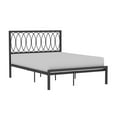 thumbnail image 1 of River Street Designs Naomi Geometric Metal Platform Full Bed, Gray, 1 of 12