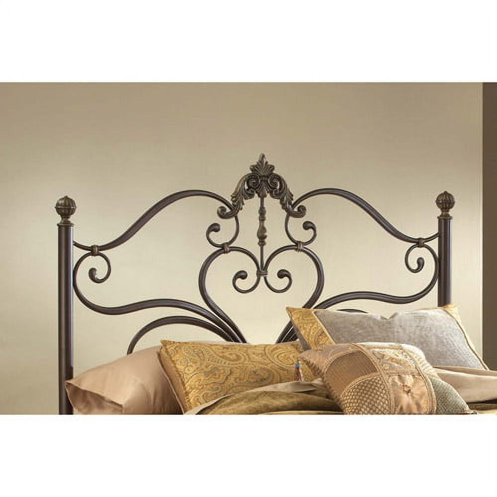 Hillsdale Furniture Newton Queen Headboard with Frame, Antique Brown