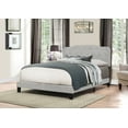 thumbnail image 1 of Hillsdale Furniture Nicole Arched Diamond Tufted Upholstered Queen Bed, Glacier Gray, 1 of 2
