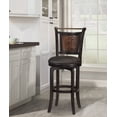thumbnail image 1 of Hillsdale Furniture Norwood Wood Bar Height Swivel Stool, Black, 1 of 7
