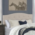 thumbnail image 1 of Provence Upholstered Arch Diamond Tufted Headboard, Full/Queen Headboard, Linen, by Hillsdale Living Essentials, 1 of 3