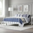 thumbnail image 1 of Hillsdale Furniture Providence Metal Full Bed with Spindle and Casting Design, Soft White, 1 of 9