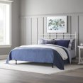 thumbnail image 1 of Hillsdale Furniture Providence Metal King Headboard and Bed Frame with Spindle Design, Soft White, 1 of 12