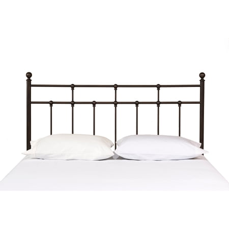 Hillsdale Furniture Providence Metal Spindle Twin Headboard with Bed Frame, Antique Bronze