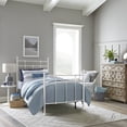 thumbnail image 1 of Hillsdale Furniture Providence Metal Twin Bed with Spindle and Casting Design, Soft White, 1 of 12
