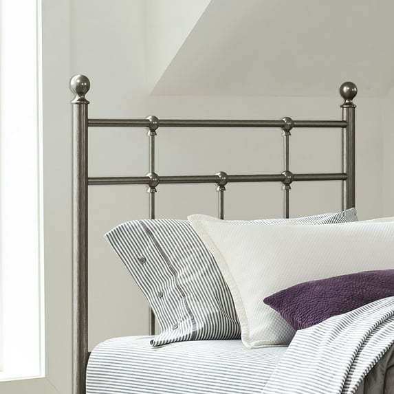 Hillsdale Furniture Providence Metal Twin Headboard, Aged Pewter