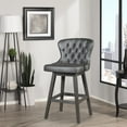 thumbnail image 1 of Hillsdale Furniture Rosabella Wood Bar Height Stool, Gray Wire Brush, 1 of 13