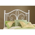 thumbnail image 1 of Hillsdale Furniture Ruby Twin Metal Headboard with Frame, Textured White, 1 of 8