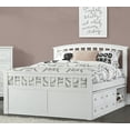 thumbnail image 1 of Hillsdale Furniture Schoolhouse 4.0 Charlie Captain's Full Bed, 1 Storage Unit, White, 1 of 5