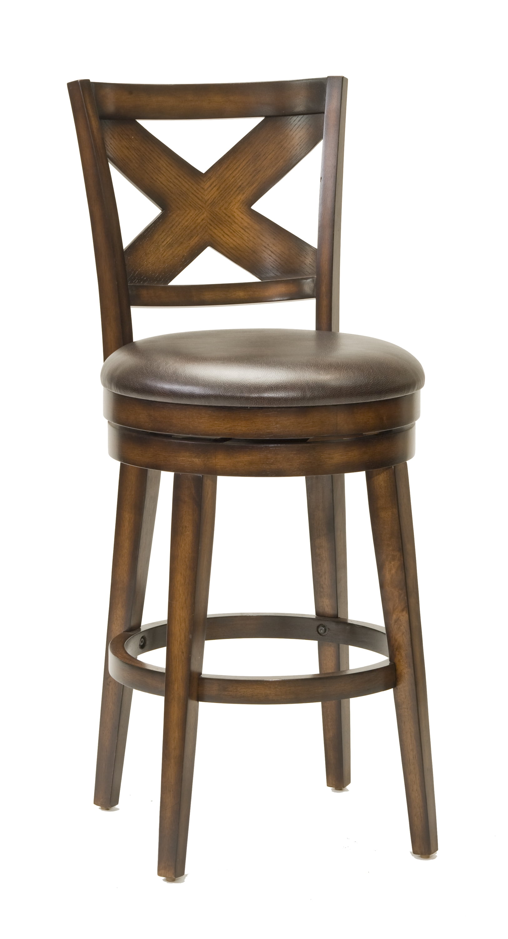 Hillsdale Furniture Sunhill Wood Swivel Bar Height Stool, Rustic Oak