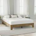 thumbnail image 1 of Hillsdale Furniture Sunridge Queen Wood Platform Bed, Knotty Oak, 1 of 15