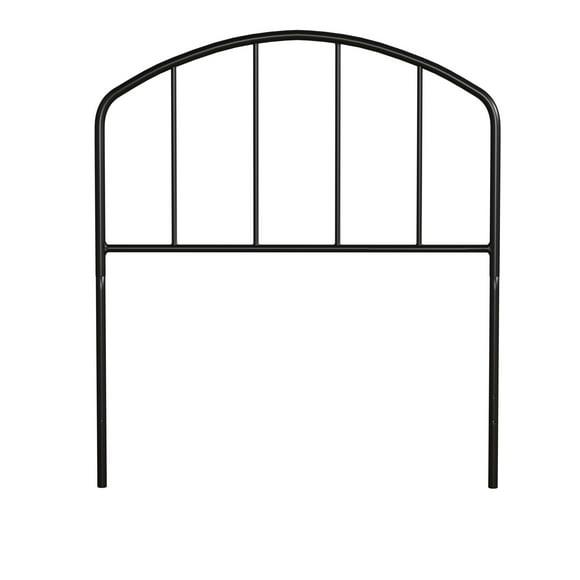 Hillsdale Furniture Tolland Arched Spindle Black Metal Twin Headboard