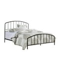 thumbnail image 1 of Hillsdale Furniture Tolland Arched Spindle Satin Black Metal Queen Bed, 1 of 2