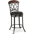 thumbnail image 1 of Hillsdale Furniture Trevelian Metal Swivel Counter Height Stool, Dark Coffee, 1 of 9