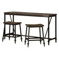 thumbnail image 1 of Hillsdale Furniture Trevino 3-Piece Counter Height Table/Bar Set, 1 of 4