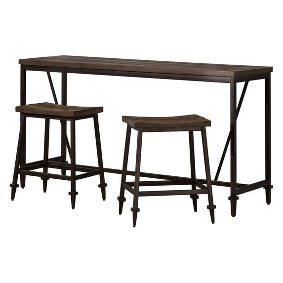 Hillsdale Furniture Trevino 3-Piece Counter Height Table/Bar Set