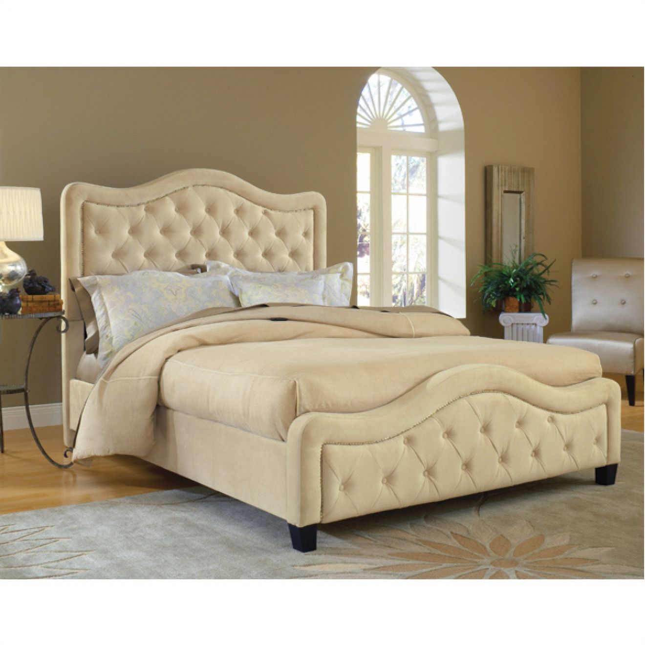 Hillsdale Furniture Trieste Upholstered Panel Bed, Multiple Sizes and Colors - image 1 of 2