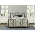 thumbnail image 1 of Hillsdale Furniture Warwick Gray Bronze Metal Queen Bed, 1 of 5