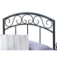 thumbnail image 1 of Hillsdale Furniture Wendell Twin Metal Headboard Textured Black, 1 of 5