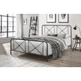 thumbnail image 1 of Hillsdale Furniture Williamsburg X Design Black Sparkle Metal Queen Bed, 1 of 11