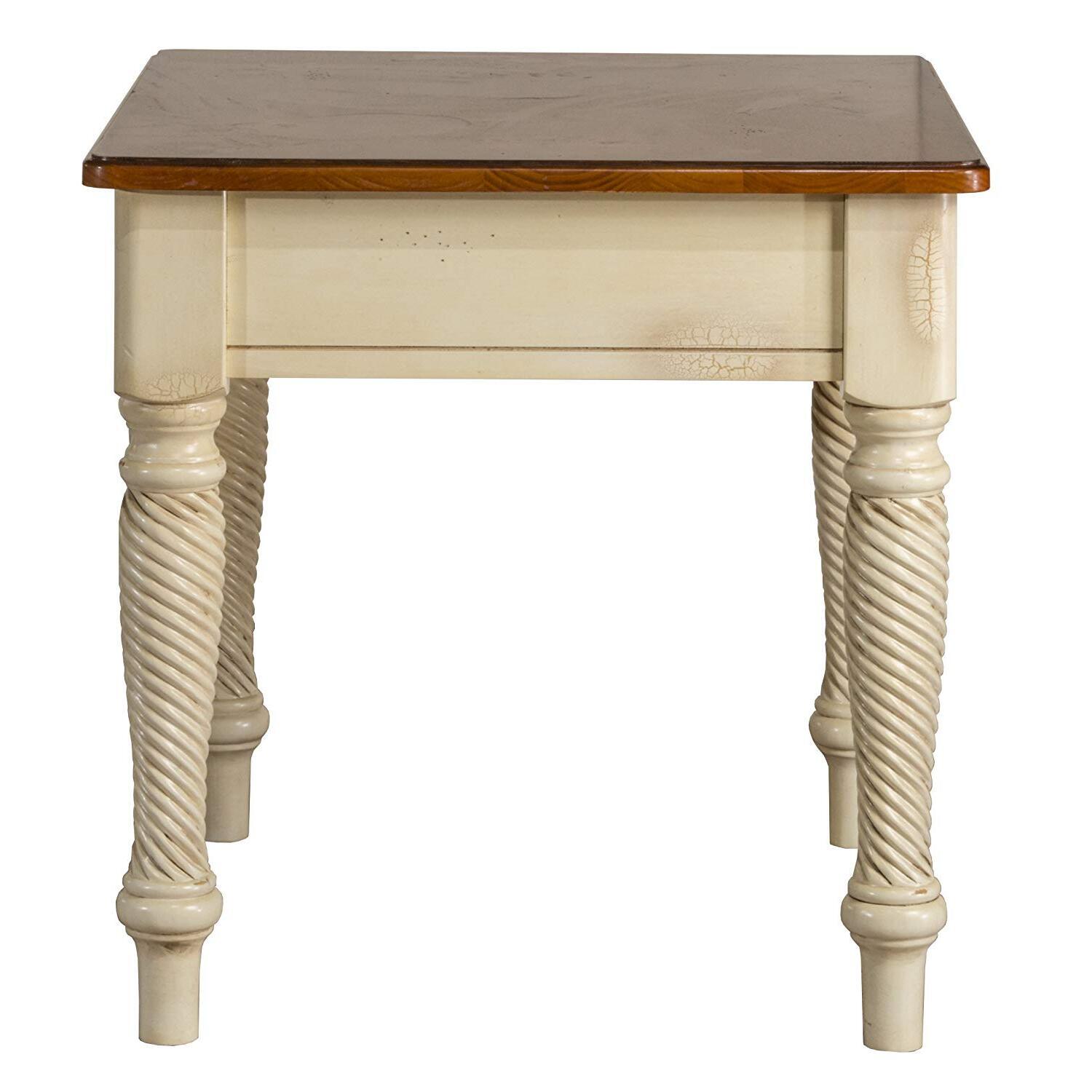 Hillsdale Furniture Wilshire End Table-Finish:Antique White - image 1 of 2