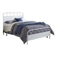 thumbnail image 1 of Hillsdale Grayson Coastal Steel Metal Queen Size Bed in White, 1 of 3
