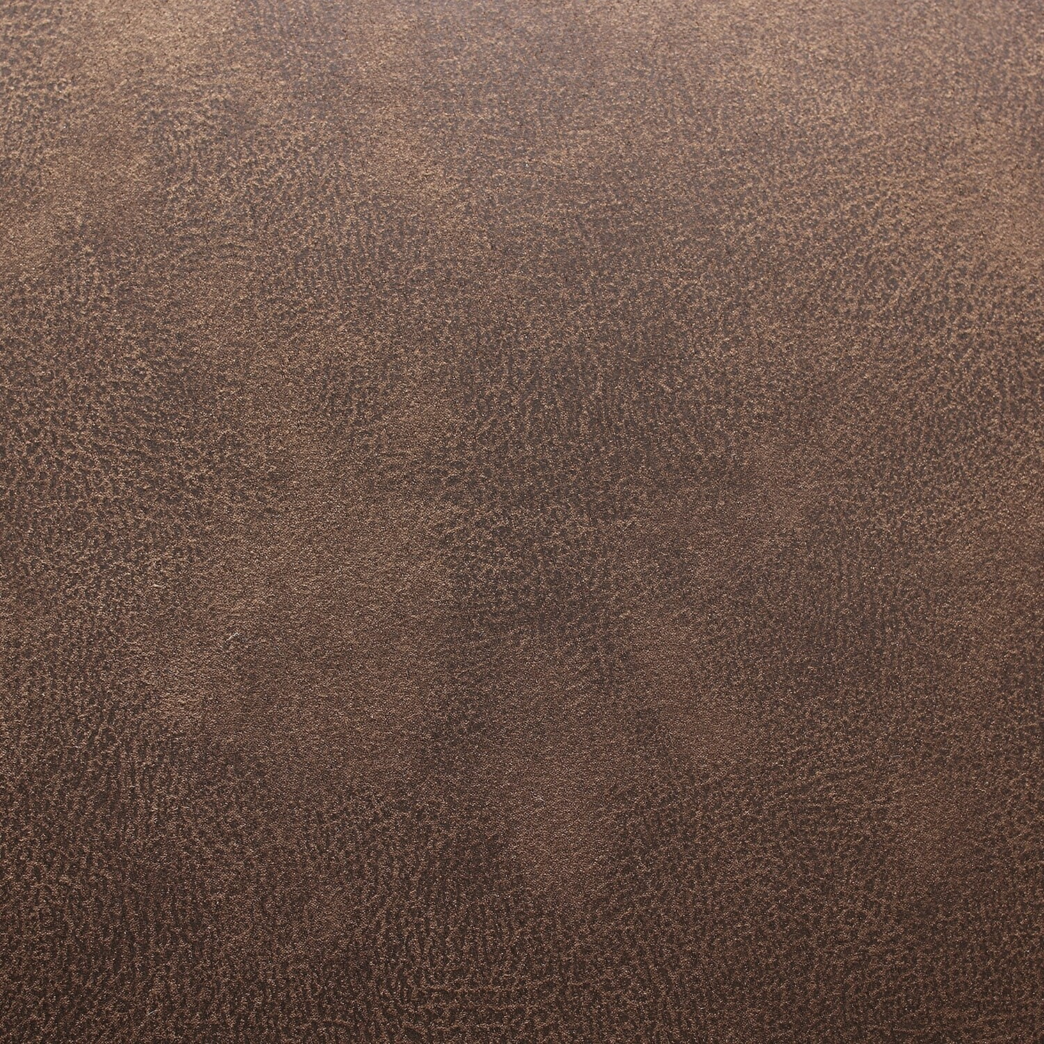 Chestnut Faux Leather and Wood Swivel Counter Stool