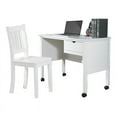 thumbnail image 1 of Hillsdale Schoolhouse 4.0 Contemporary Wood Desk and Chair in White, 1 of 1