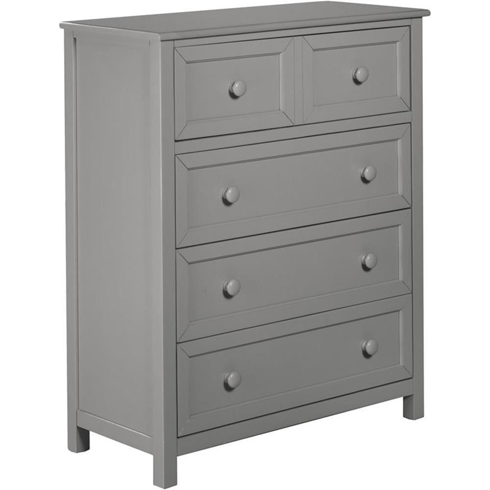 Hillsdale Kids and Teen Schoolhouse 4.0 Wood 4 Drawer Chest Gray