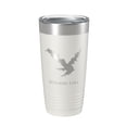 thumbnail image 1 of Hillsdale Lake Map Tumbler Travel Mug Insulated Laser Engraved Coffee Cup Kansas 20 oz White, 1 of 1