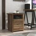thumbnail image 1 of Hillsdale Lancaster Farmhouse Wood End Table with USB and Power Outlet, Knotty Oak, 1 of 21